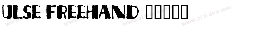Ulse Freehand字体转换